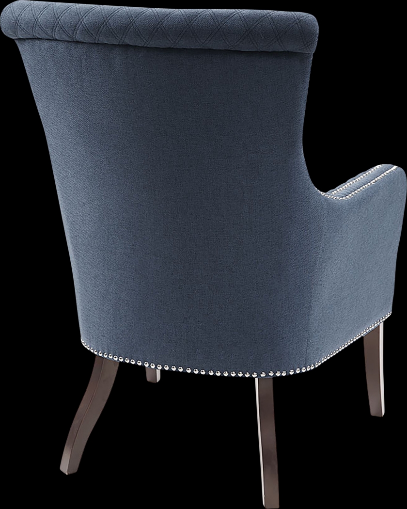 Hisey Blue Accent Chair - Thumbnail - Image 8