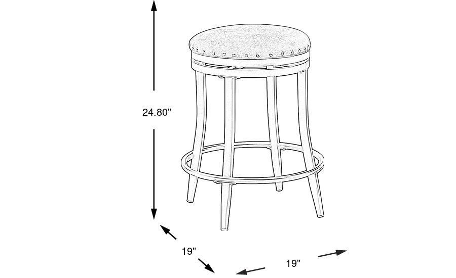 Dimension Image. Please refer to the Dimension Tab on this page for dimension details.