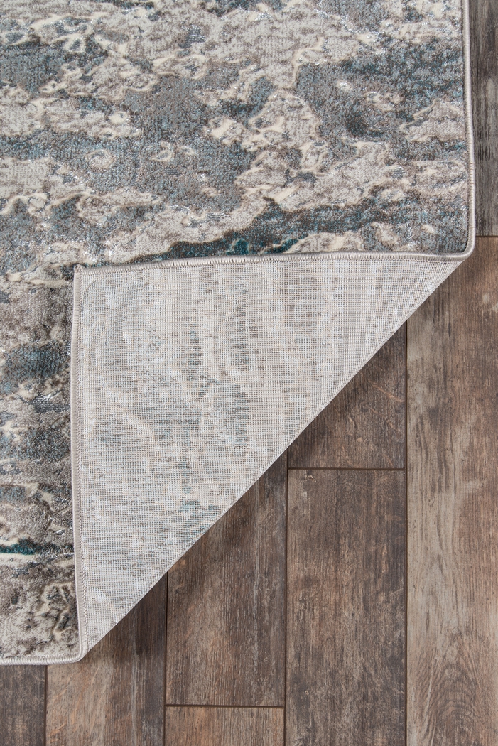 Hobard Teal 5' x 7'6 Rug - Thumbnail - Image 5