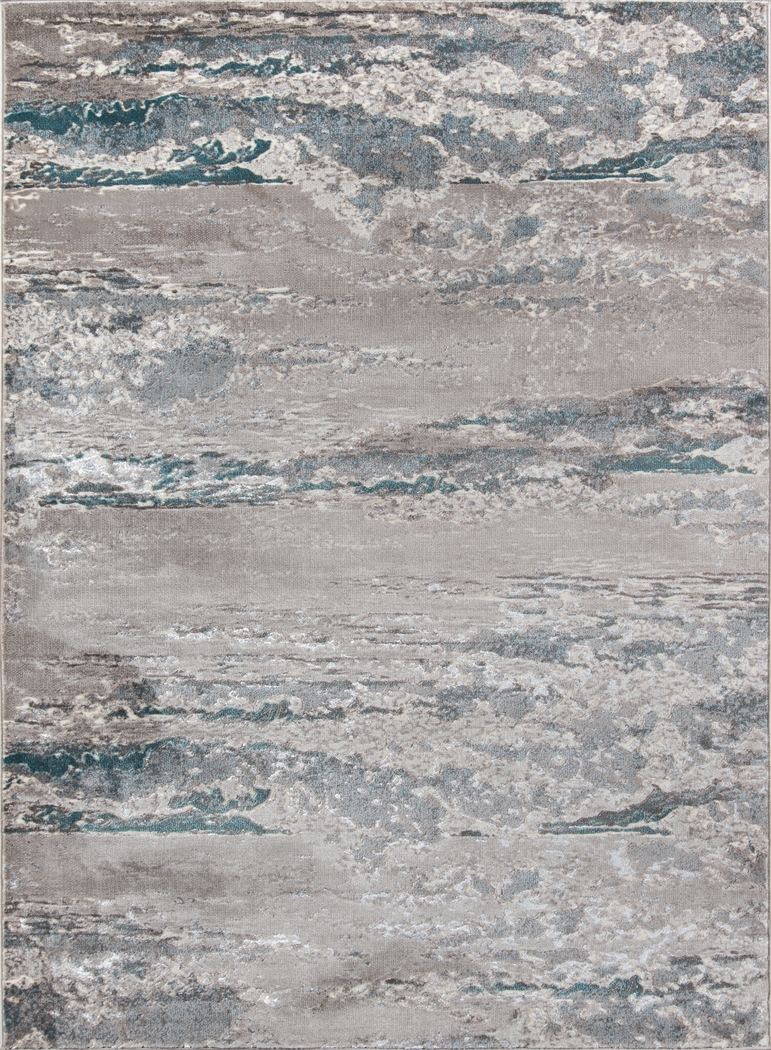 Hobard Teal 7'6 x 9'6 Rug - Thumbnail - Image 1