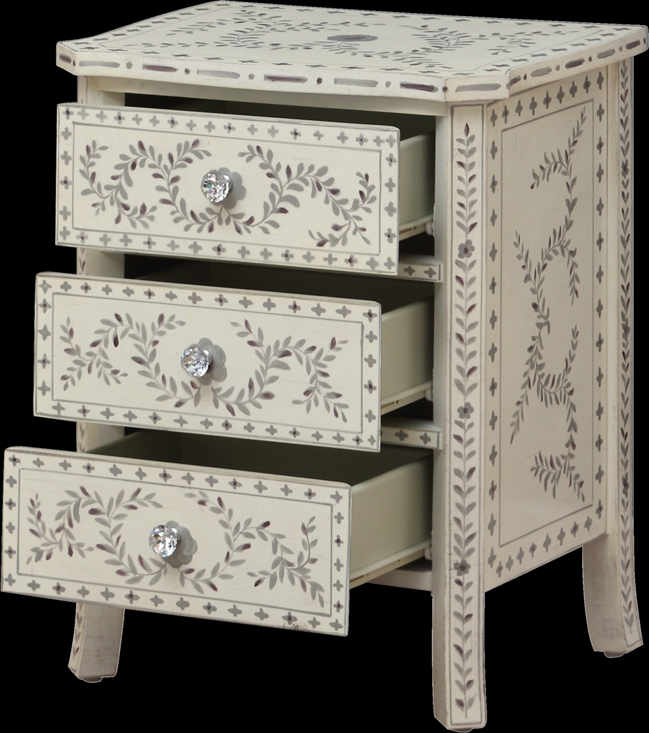 Hobby Hill White Accent Cabinet - Thumbnail - Image 2