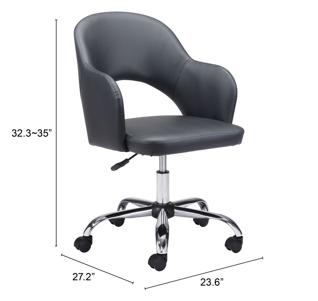 Hockobo Black Office Chair - Thumbnail - Image 6