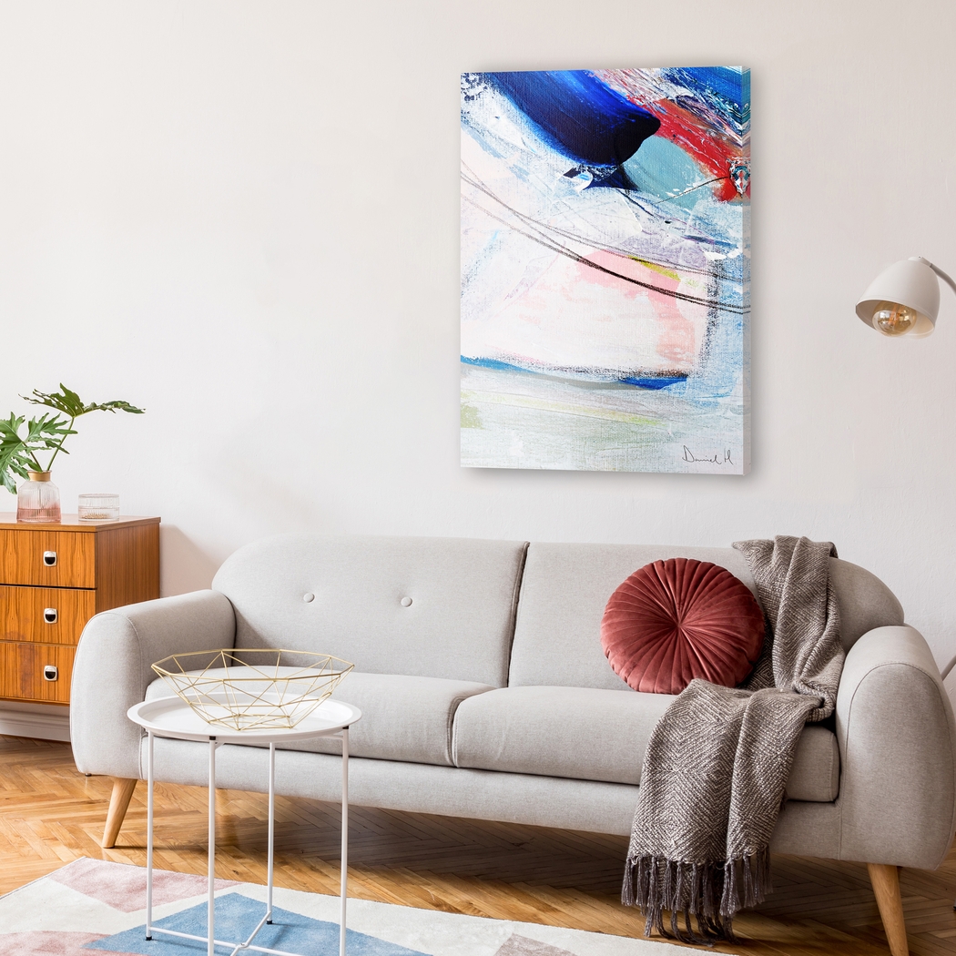 Hoctor Blue Canvas Wall Art - Thumbnail - Image 2