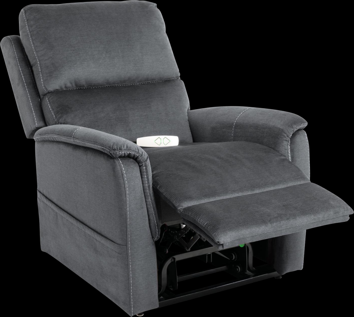 Hogont Pewter Power Lift Chair - Thumbnail - Image 1