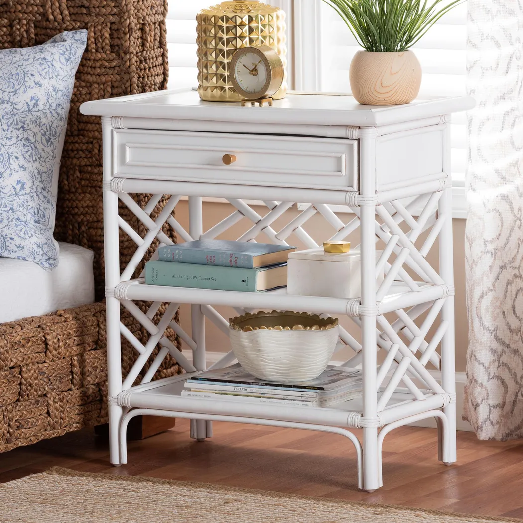 Hogpoly White Nightstand - Thumbnail - Image 2