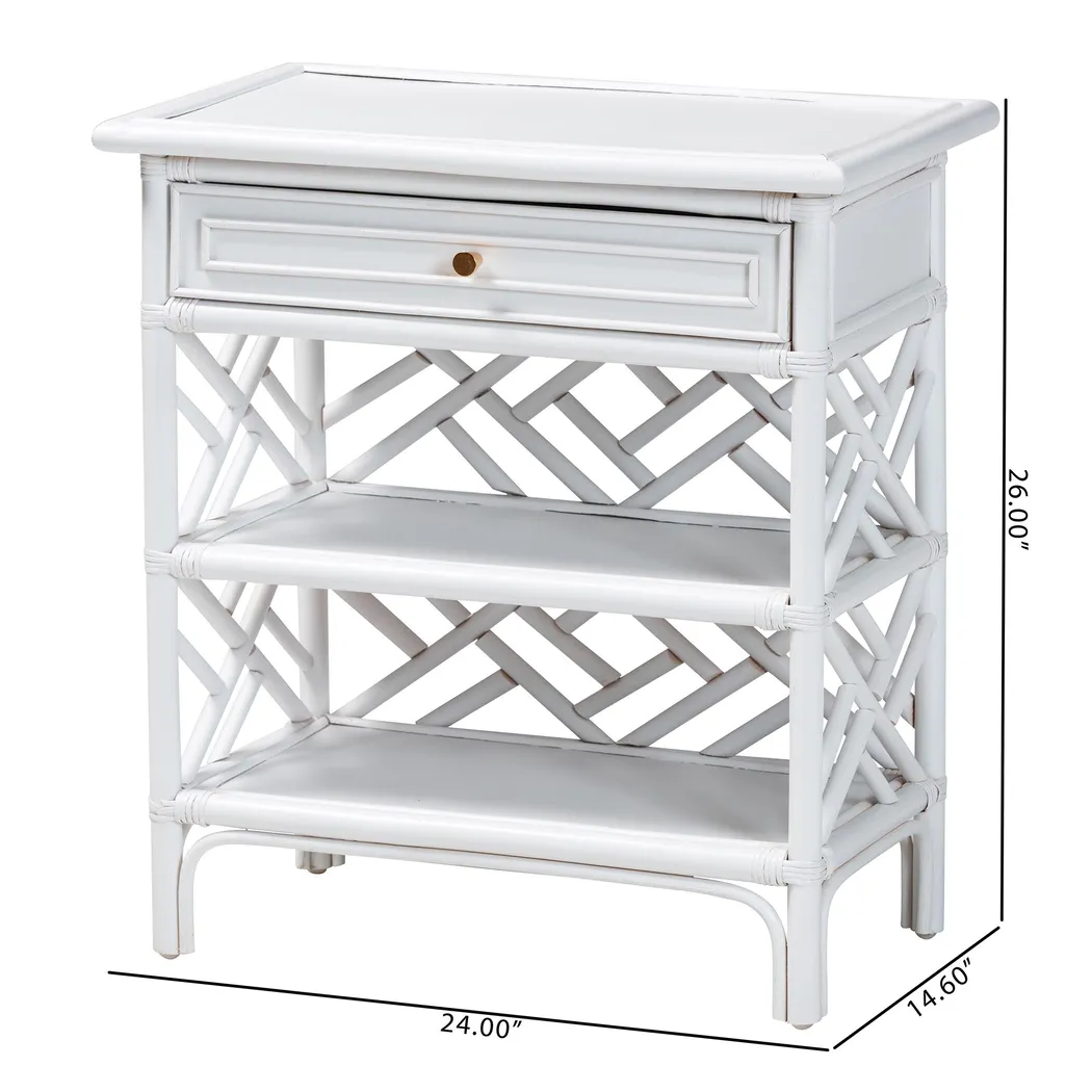 Hogpoly White Nightstand - Thumbnail - Image 8