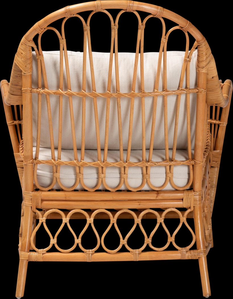 Holbay Brown Accent Chair - Thumbnail - Image 4