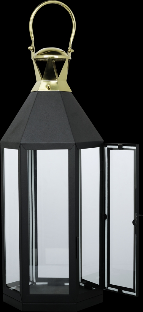 Holbeck Black Large Indoor/Outdoor Lantern - Thumbnail - Image 2
