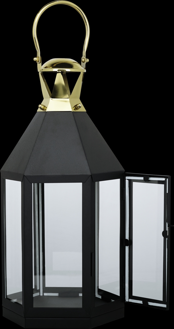 Holbeck Black Medium Indoor/Outdoor Lantern - Thumbnail - Image 2
