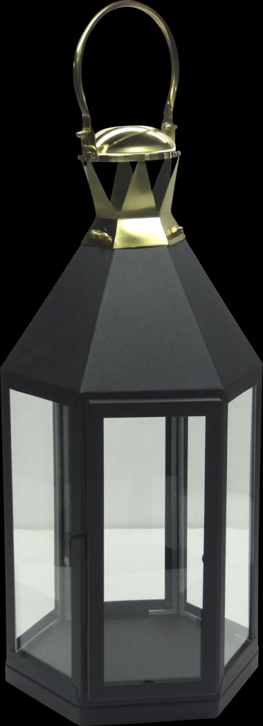 Holbeck Black Medium Indoor/Outdoor Lantern - Thumbnail - Image 1