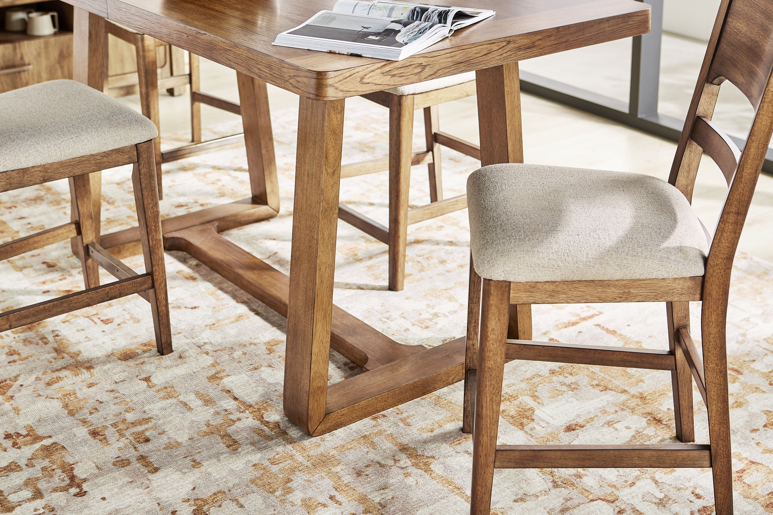 Holden Brown Counter Height Dining Table - Thumbnail - Image 4