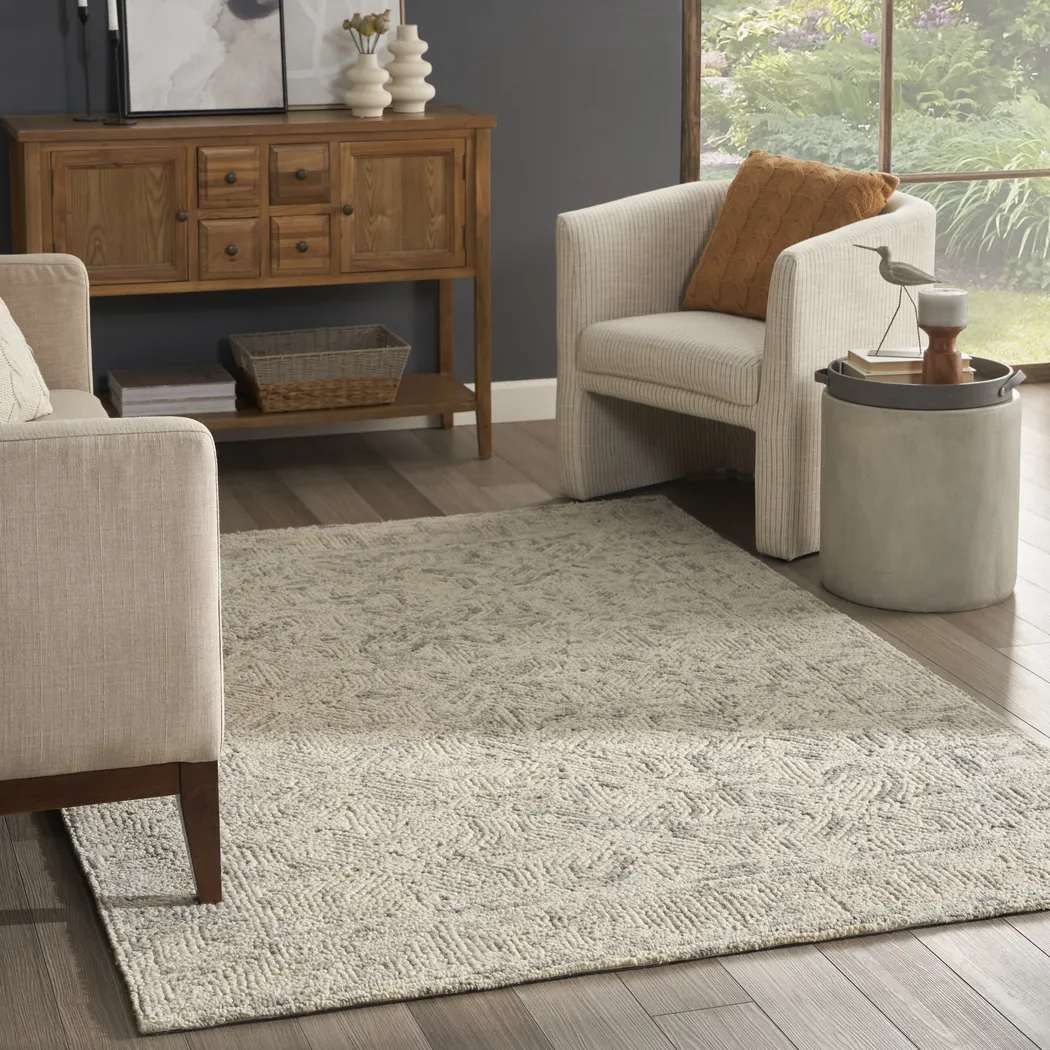 Holford Beige 7'9 x 9'9 Rug - Thumbnail - Image 2