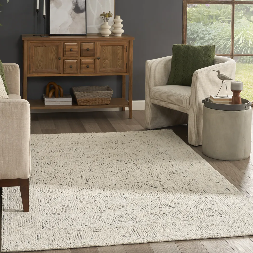 Holford Ivory 8'3 x 11'6 Rug - Thumbnail - Image 2