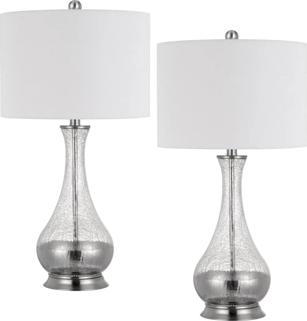 Holgate Silver Lamp, Set of 2 - Thumbnail - Image 1