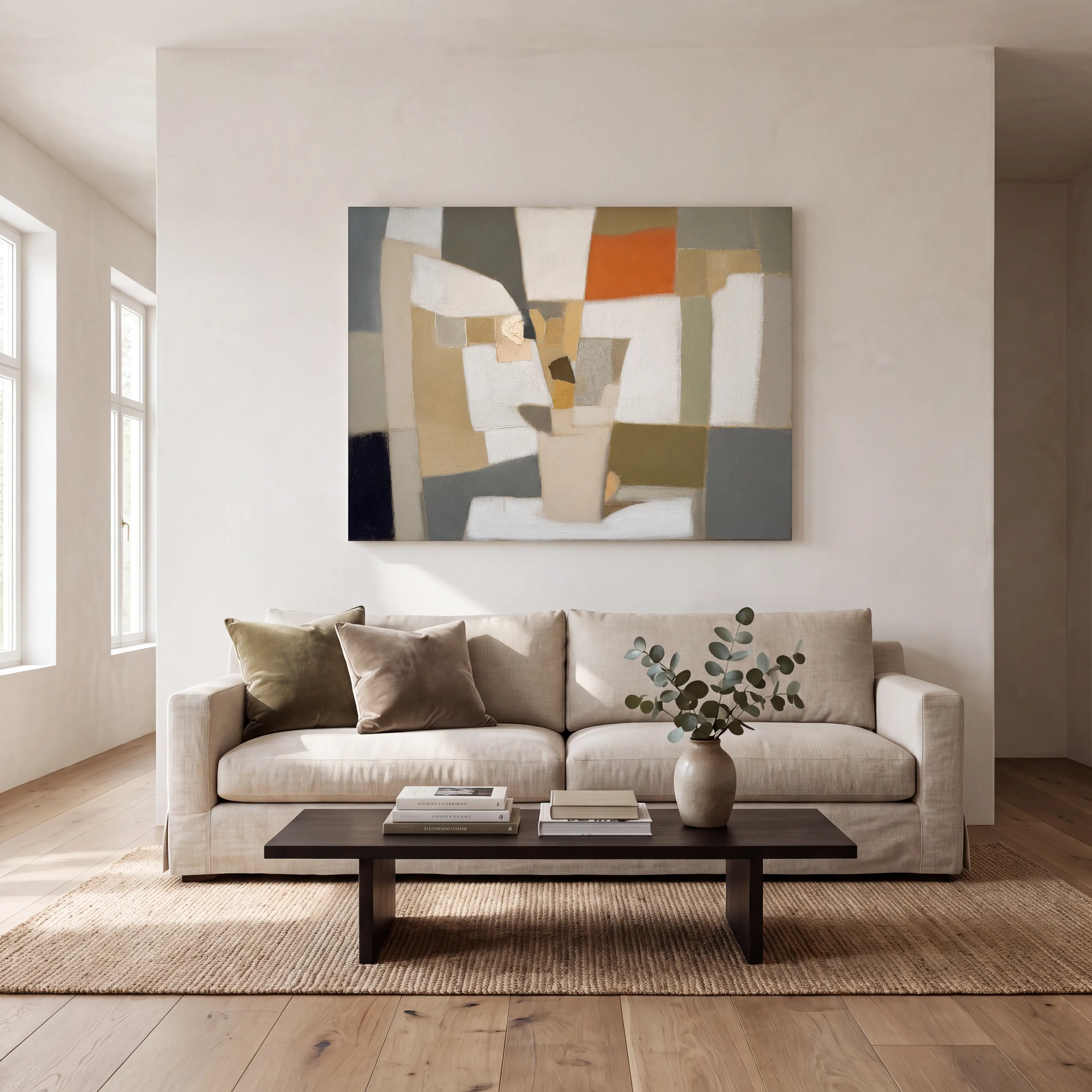 Holisoa II Beige Artwork - Thumbnail - Image 3