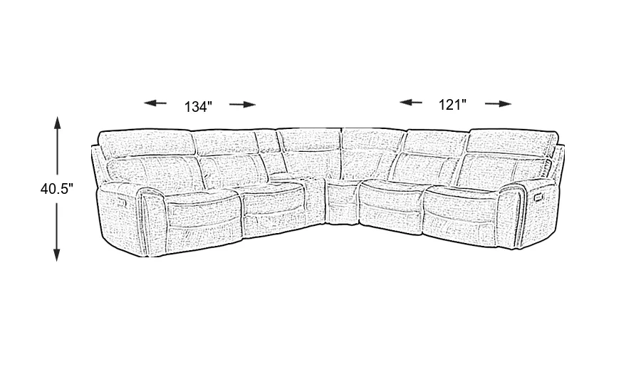 Dimension Image. Please refer to the Dimension Tab on this page for dimension details.
