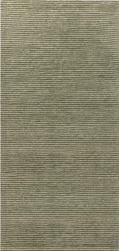 Holladay Olive 2'6 x 9'9 Runner Rug - Thumbnail - Image 1
