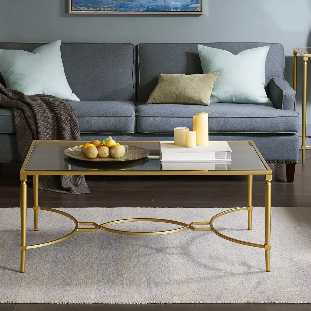 Holleyberry Gold Cocktail Table - Thumbnail - Image 3