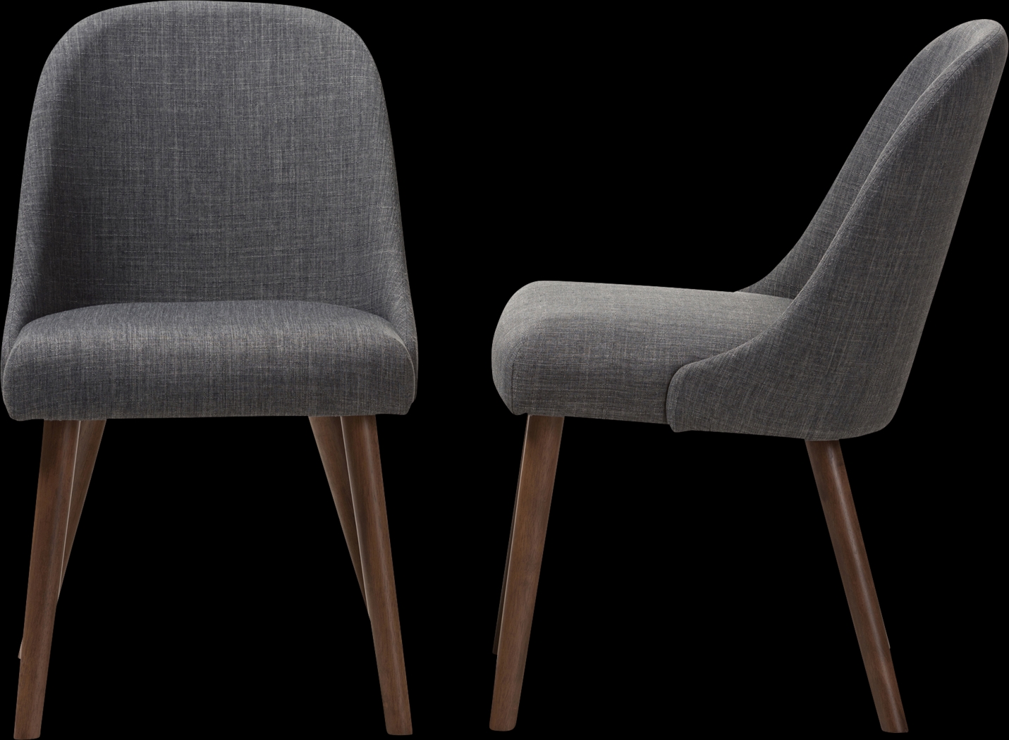 Hollilynn Charcoal Dining Chair - Thumbnail - Image 4