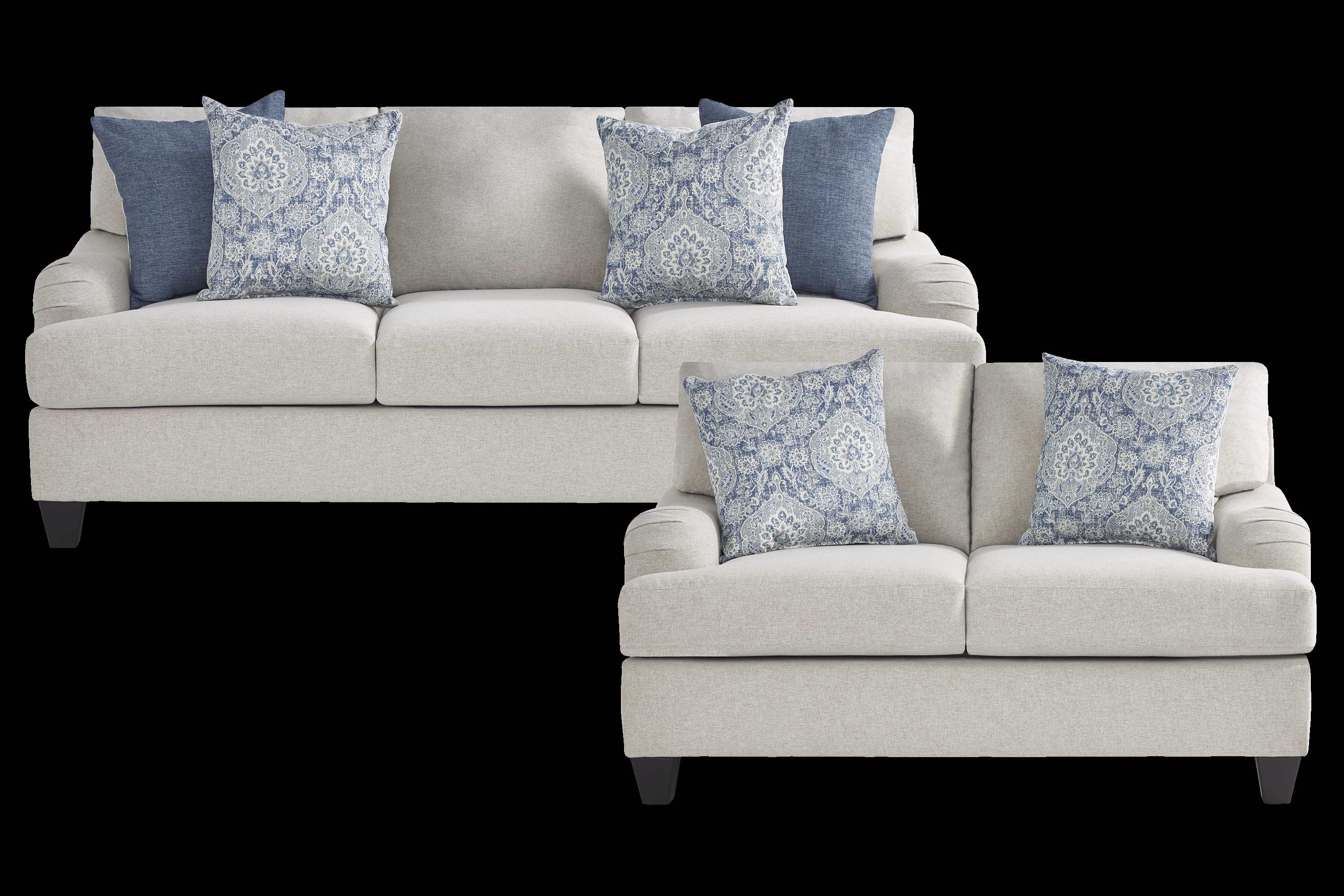 Hollis Point Beige 2 Pc Living Room - Thumbnail - Image 1