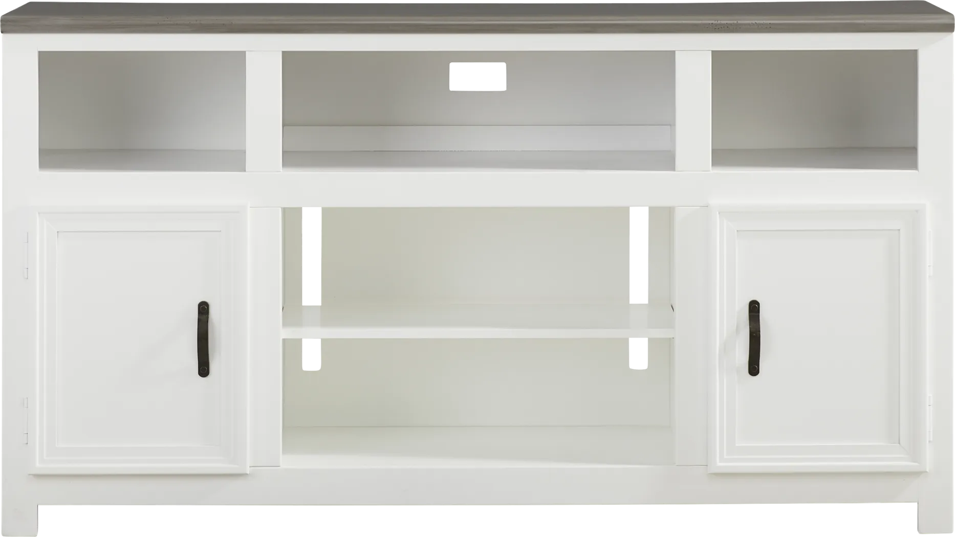 Hollow Ridge White 63 in. Console - Thumbnail - Image 1