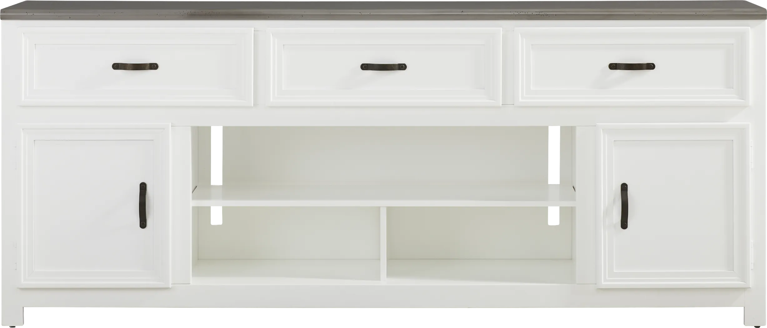 Hollow Ridge White 84 in. Console - Thumbnail - Image 1