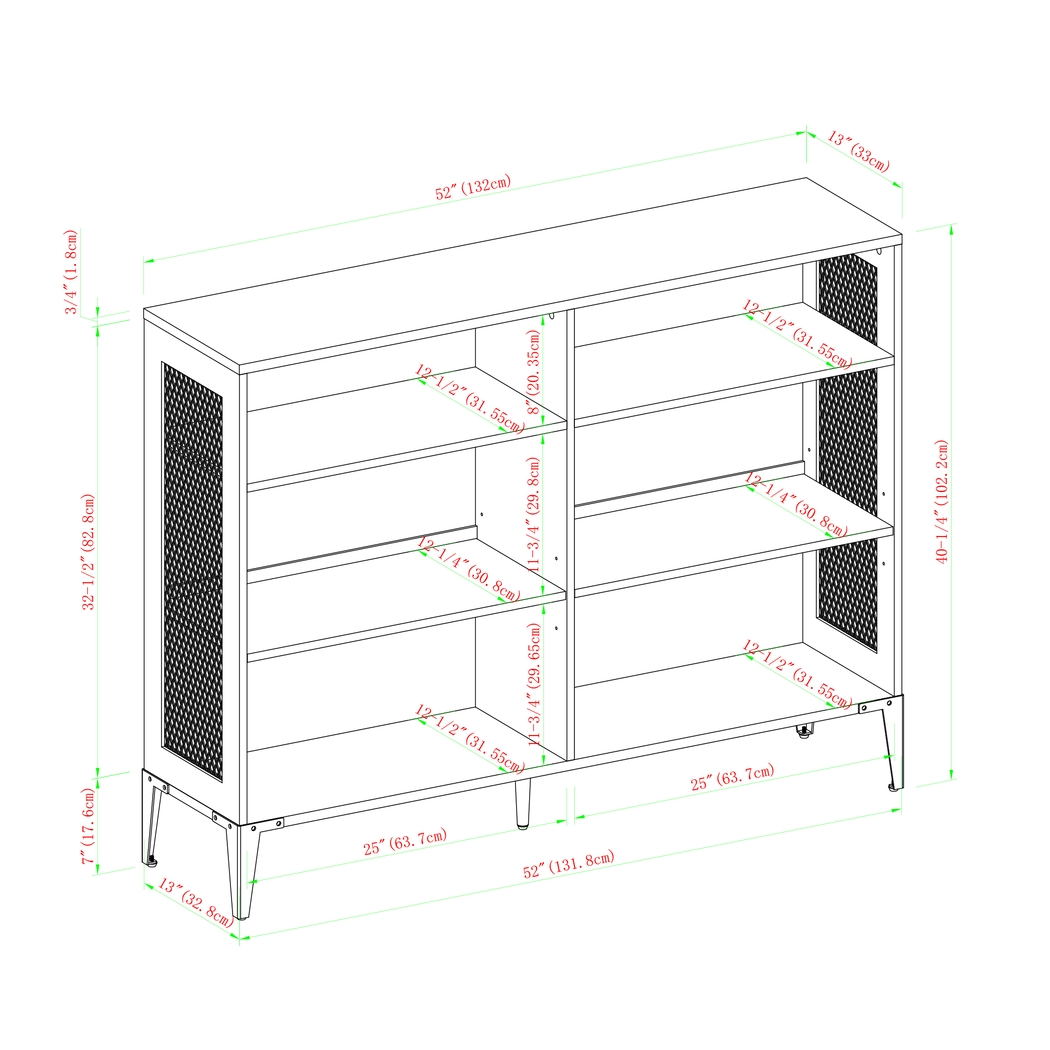 Holly Park Gray Bookshelf - Thumbnail - Image 5