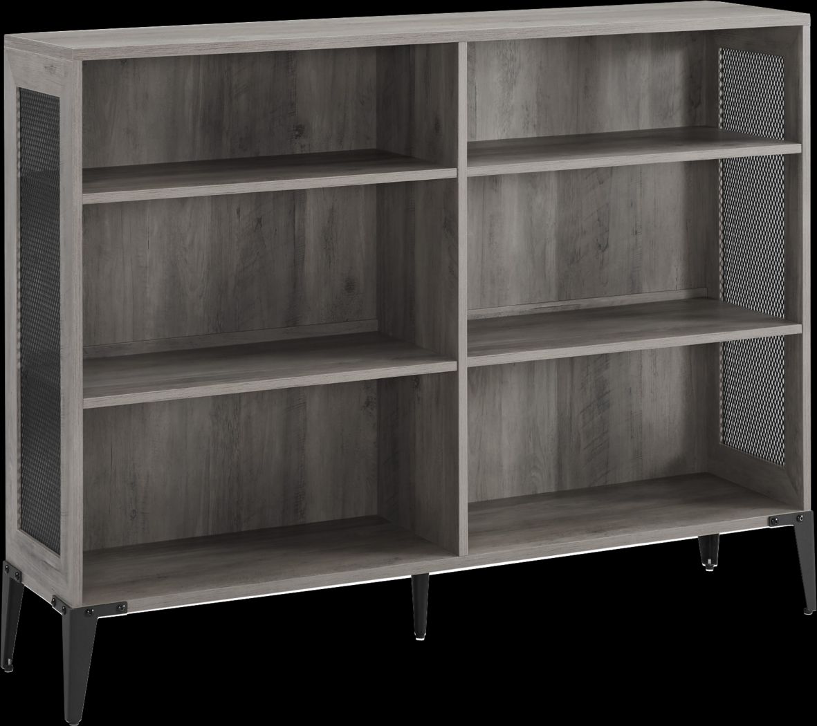 Holly Park Gray Bookshelf - Thumbnail - Image 1