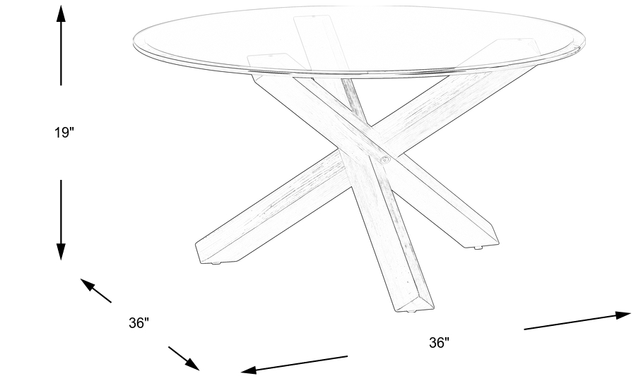 Dimension Image. Please refer to the Dimension Tab on this page for dimension details.