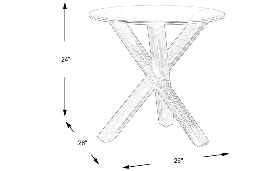 Dimension Image. Please refer to the Dimension Tab on this page for dimension details.