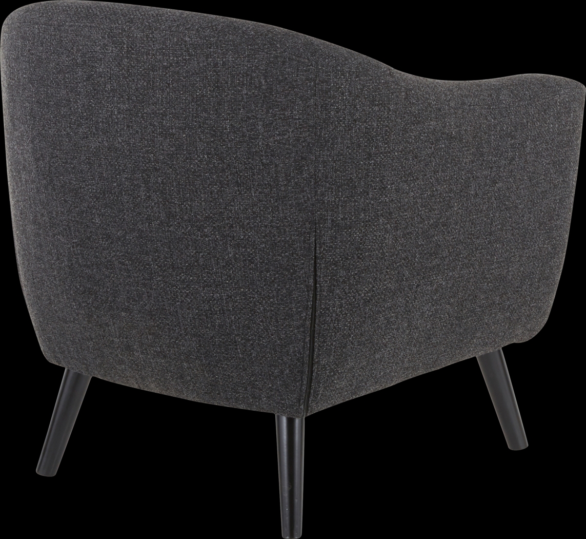 Hollylock Black Accent Chair - Thumbnail - Image 4