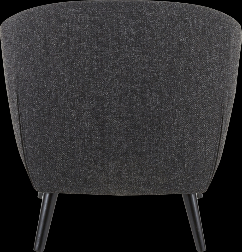 Hollylock Black Accent Chair - Thumbnail - Image 5