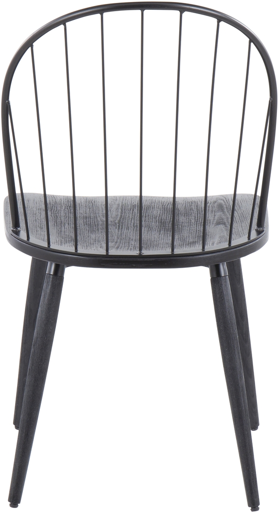 Hollyridge Black Side Chair, Set of 2 - Thumbnail - Image 4