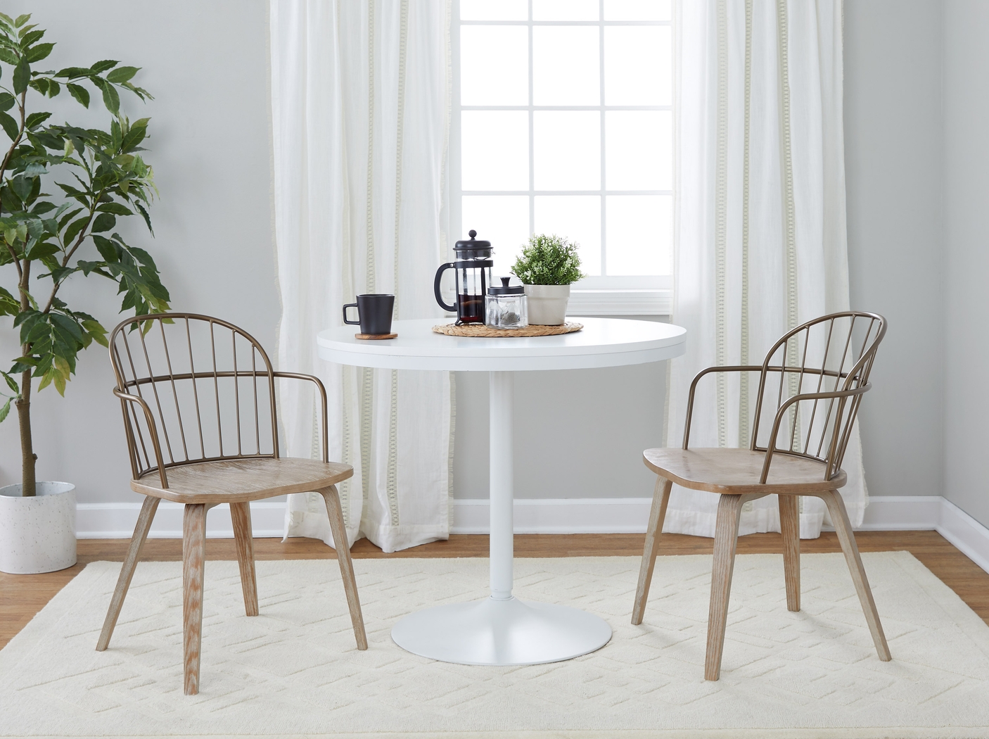 Hollyridge Natural Arm Chair, Set of 2 - Thumbnail - Image 3