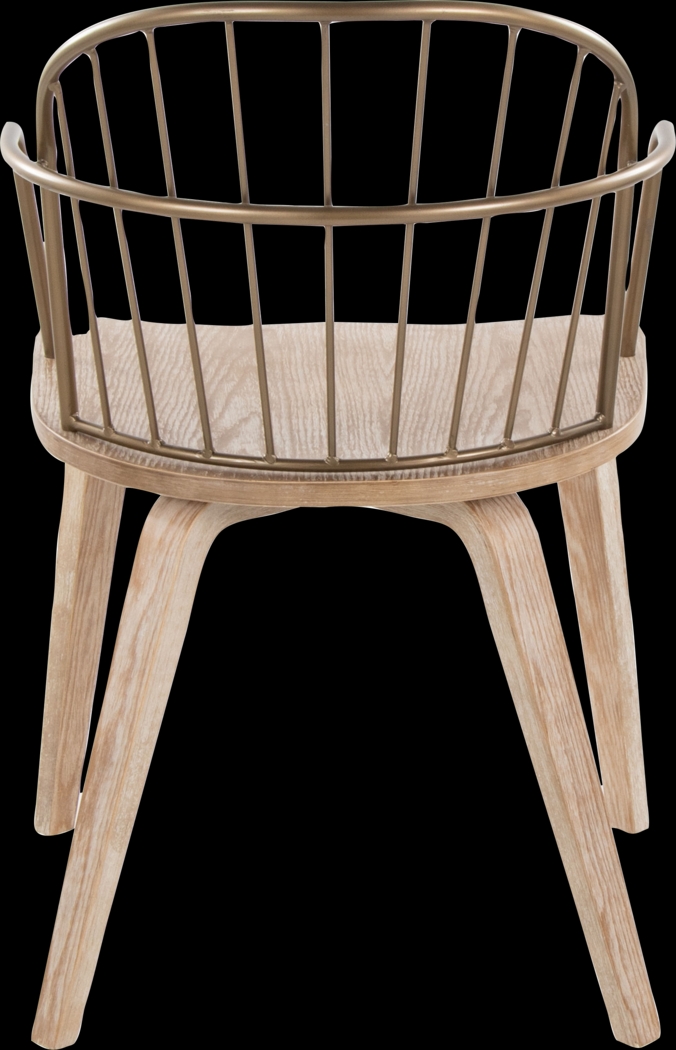 Hollyridge Natural Arm Chair, Set of 2 - Thumbnail - Image 4