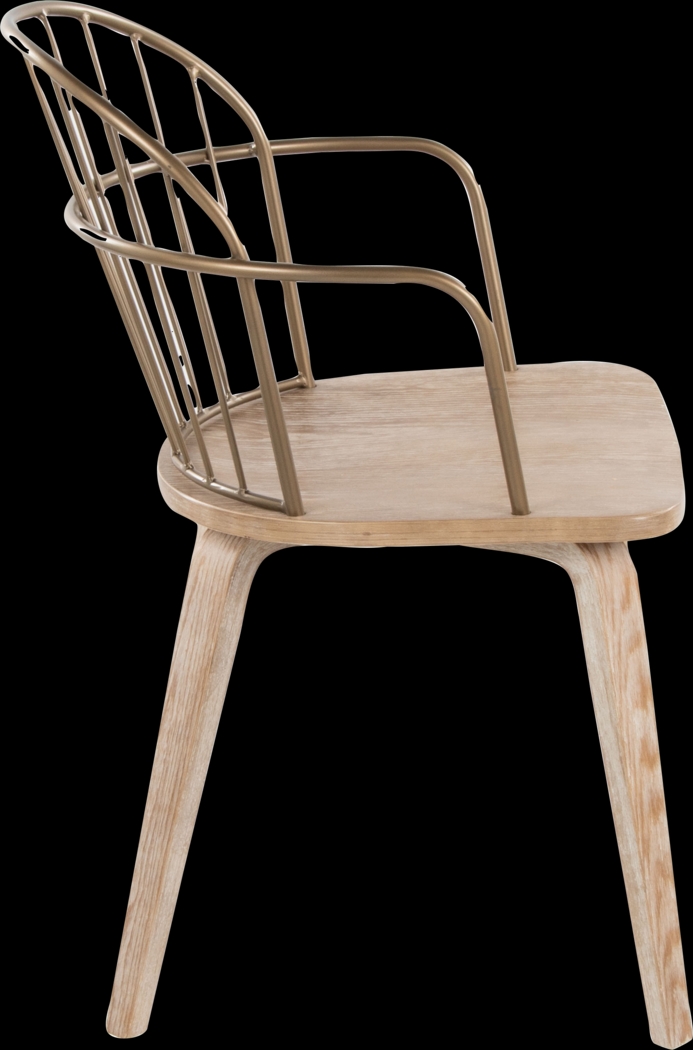 Hollyridge Natural Arm Chair, Set of 2 - Thumbnail - Image 6