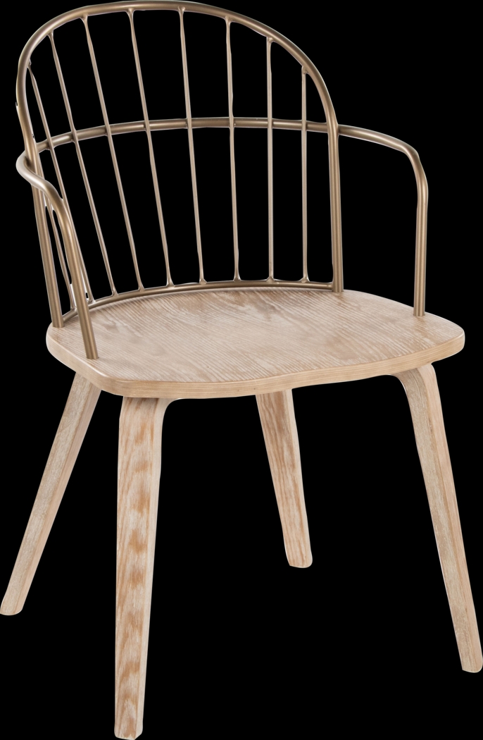 Hollyridge Natural Arm Chair, Set of 2 - Thumbnail - Image 7