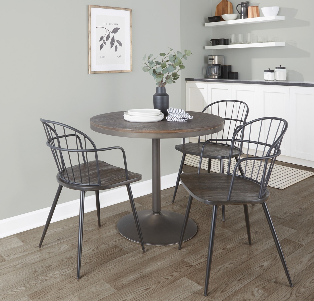 Hollyridge Walnut Arm Chair, Set of 2 - Thumbnail - Image 3