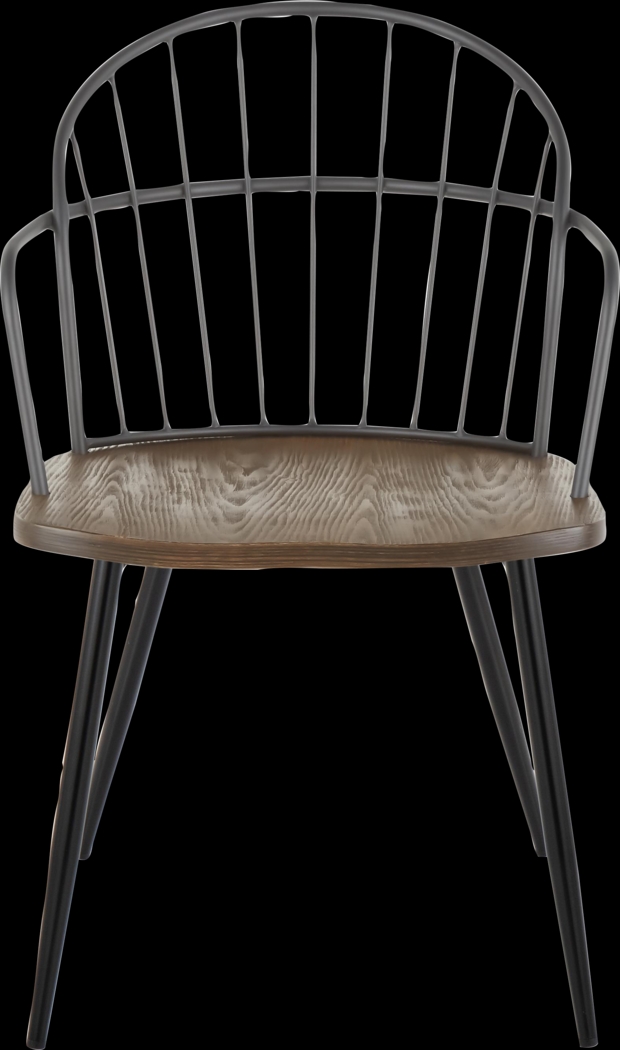 Hollyridge Walnut Arm Chair, Set of 2 - Thumbnail - Image 4