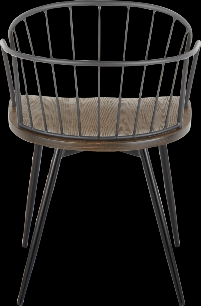 Hollyridge Walnut Arm Chair, Set of 2 - Thumbnail - Image 6