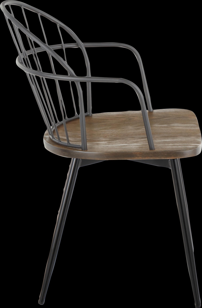 Hollyridge Walnut Arm Chair, Set of 2 - Thumbnail - Image 8