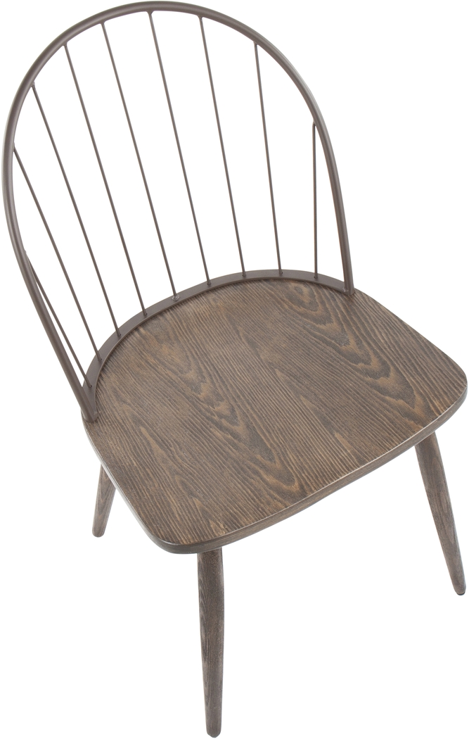 Hollyridge Walnut Side Chair, Set of 2 - Thumbnail - Image 5