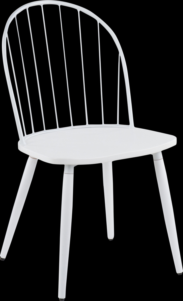 Hollyridge White Side Chair, Set of 2 - Thumbnail - Image 2