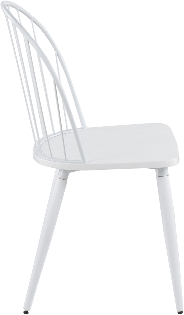 Hollyridge White Side Chair, Set of 2 - Thumbnail - Image 3