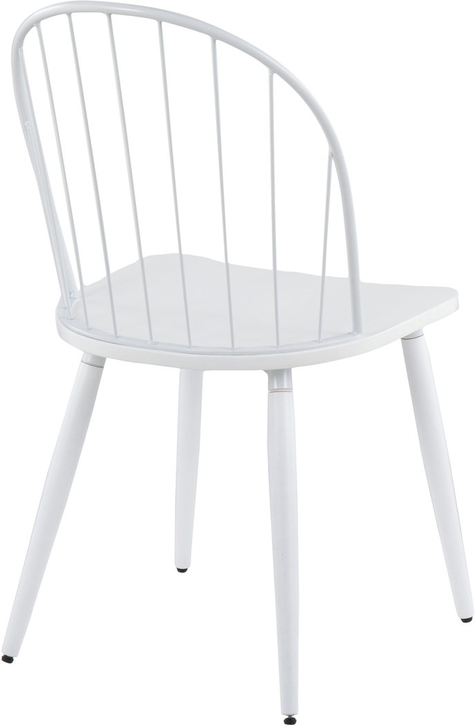 Hollyridge White Side Chair, Set of 2 - Thumbnail - Image 4