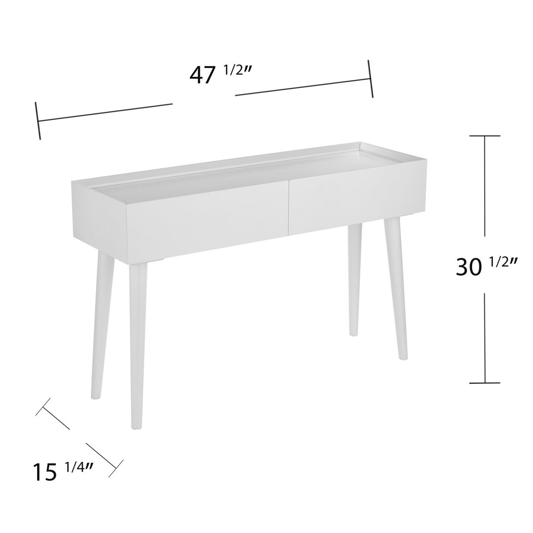 Holmeswood White Console Table - Thumbnail - Image 6