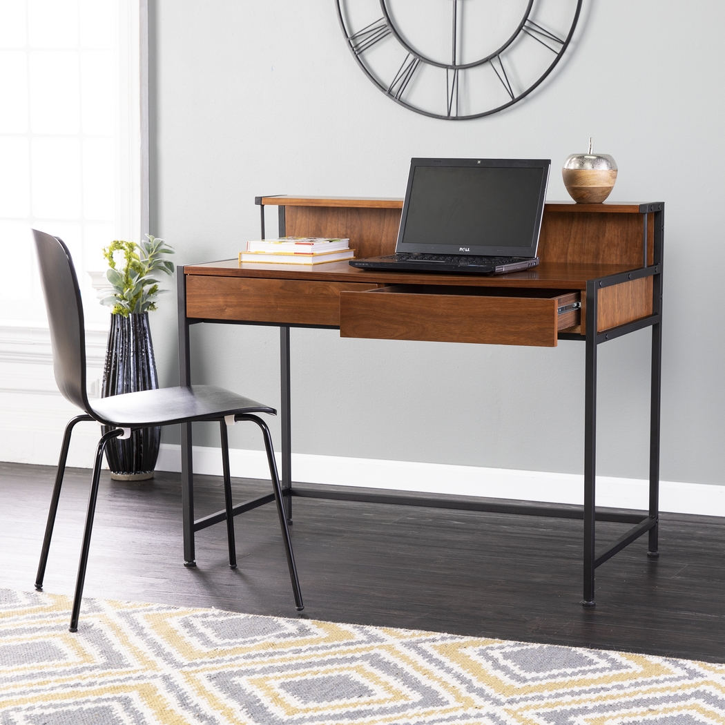 Holry Walnut Desk - Thumbnail - Image 4