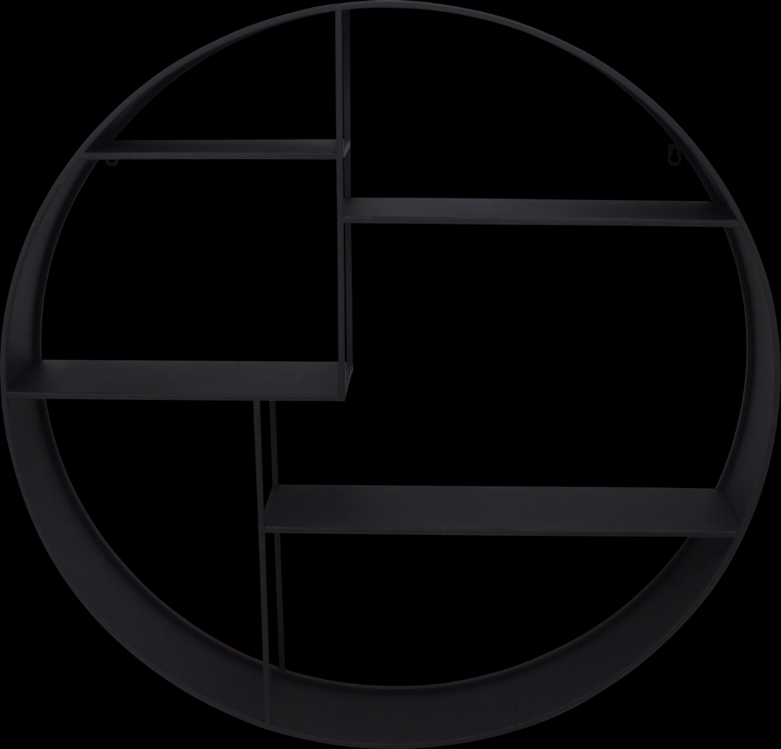 Holtzclaw Black Wall Shelf - Thumbnail - Image 1