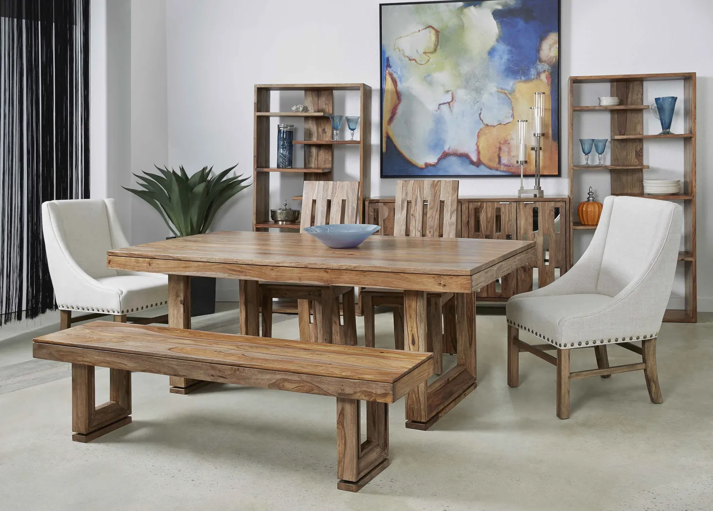 Holwyn Brown Dining Table - Thumbnail - Image 3