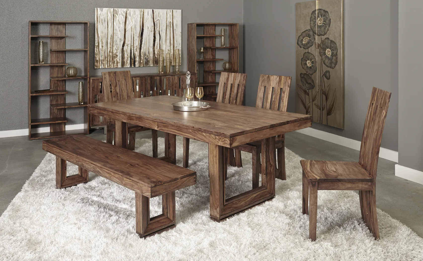 Holwyn Brown Dining Table - Thumbnail - Image 7